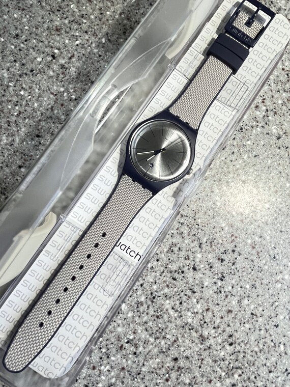 Swatch Watch 41mm face New Never Worn mirrored fa… - image 7