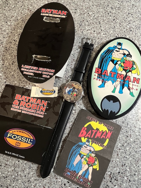 NEW Vintage Excellent Condition New Leather Strap DC Comics