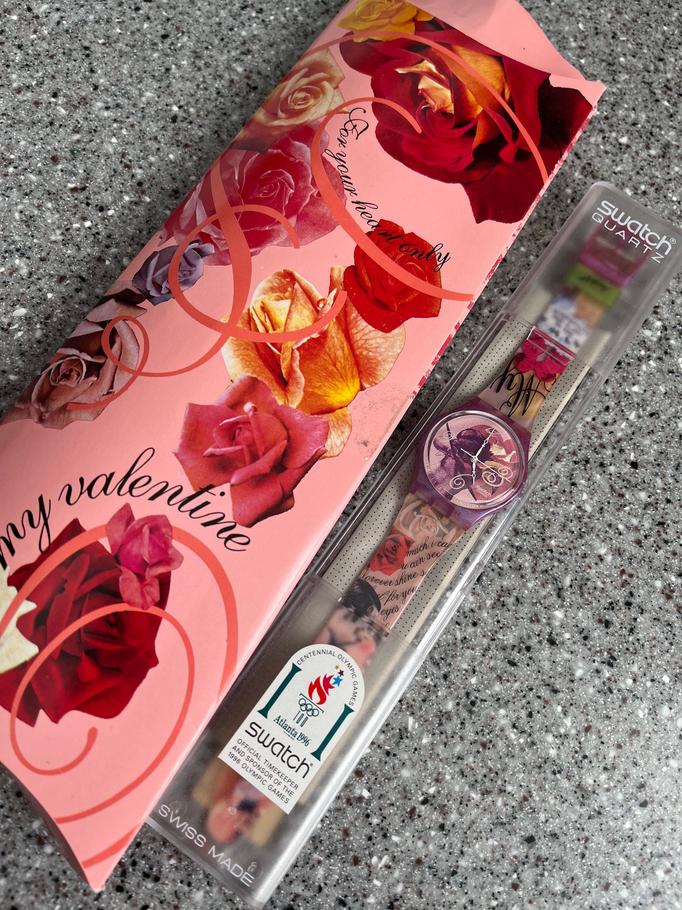 1995 Vintage Valentines Special Swatch Watch for Your Heart