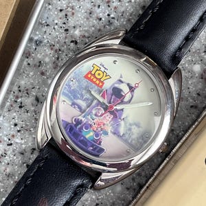 Vintage Disney Toy Story Fossil numbered watch unworn in box with battery running well Buzz Lightyear, Woody, 13,721 of 15,000 watches fun