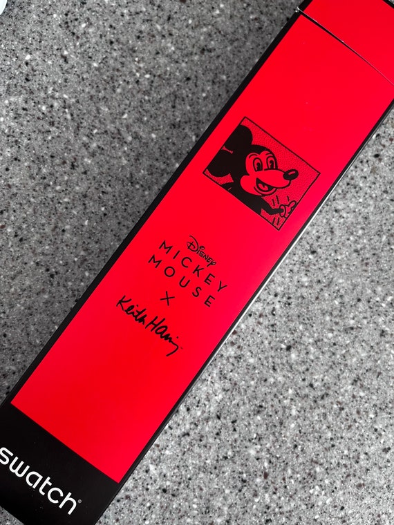 New Mickey Mouse Keith Haring Foundation Swatch Watch