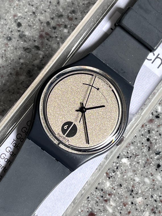 Vintage Swatch Watch 1987 RARE New Unused Condition, in Box 