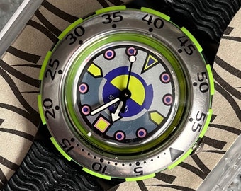 ヴィンテージ スウォッチ SCUBA 200 1993 腕時計 Bombola SDB103