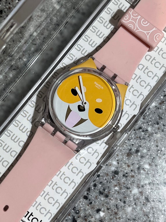 Reloj Swatch Akita Inu nuevo en caja nunca usado de la colecci n I