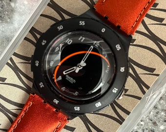 Montre Swatch Gent 'Tintarella' GK108 - Édition 1988 Neuve Et Rare - Unisex, Plastique, étanche 30m