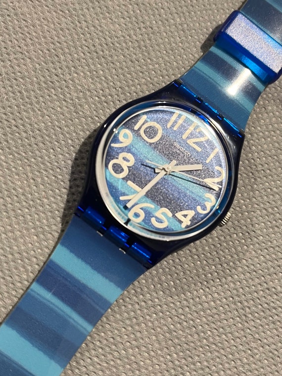 Swatch blue watch for - Gem Swatch blue watch for - Gem
