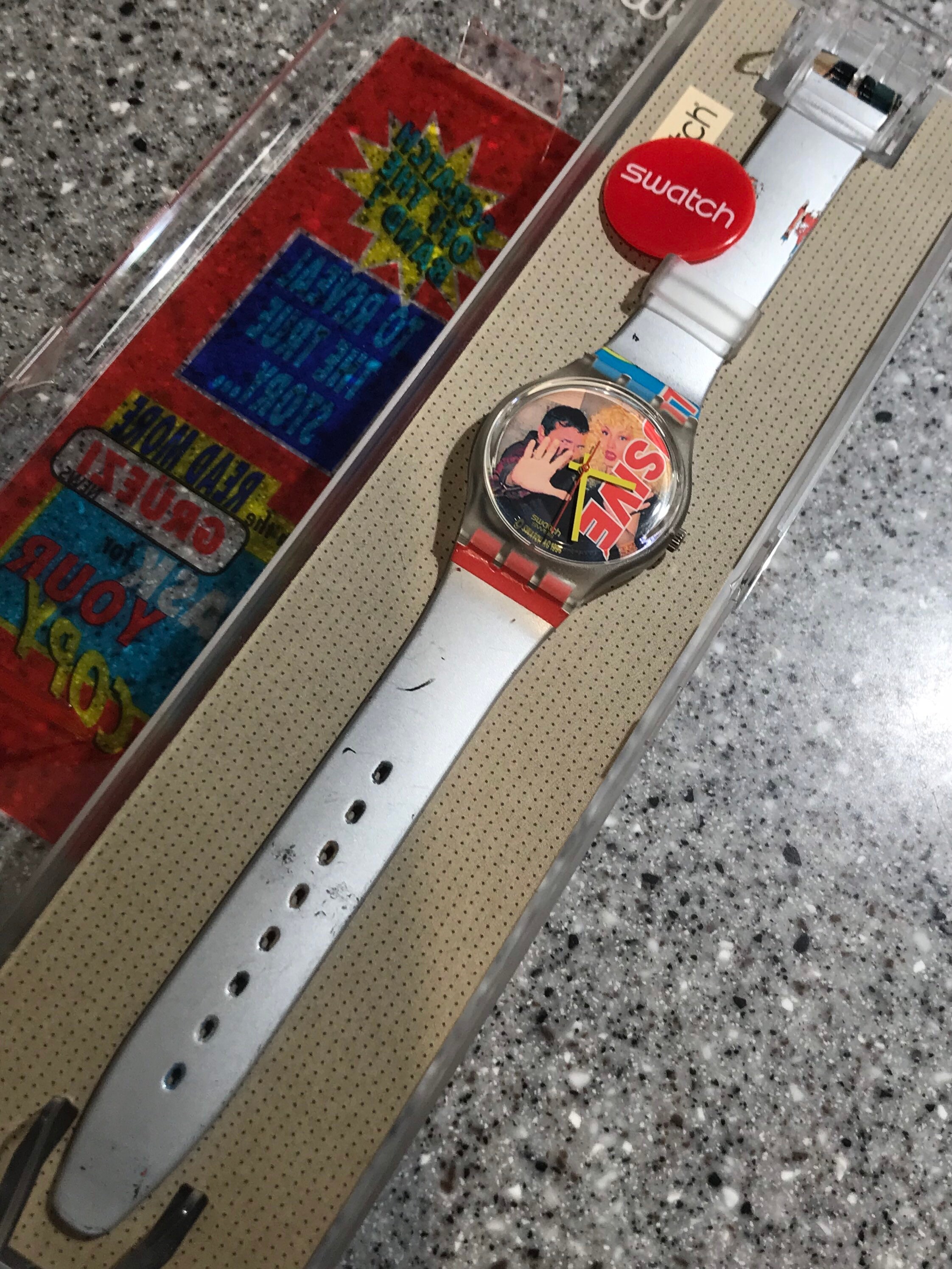 玄関先迄納品 Watch Swatch 1997 Vintage RARE Never GK258 Before Seen 時計