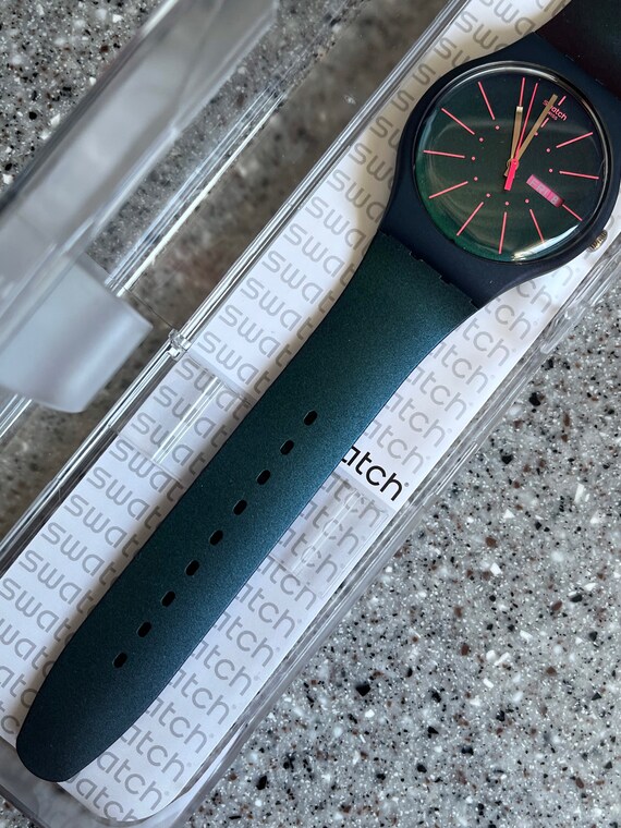 Pink and green clearance watch