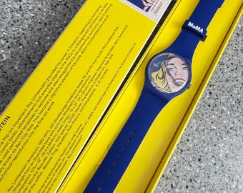 Reloj Swatch de edición especial, esfera más grande de 41 mm, de