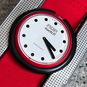1987 Swatch POP Vintage rare Fire Signal unworn in original box 