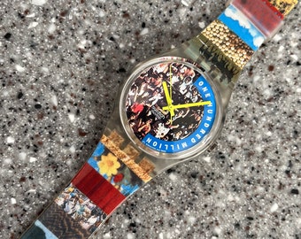 Swatch Watch Vintage 1991 GZ126 the People One Hundred Million