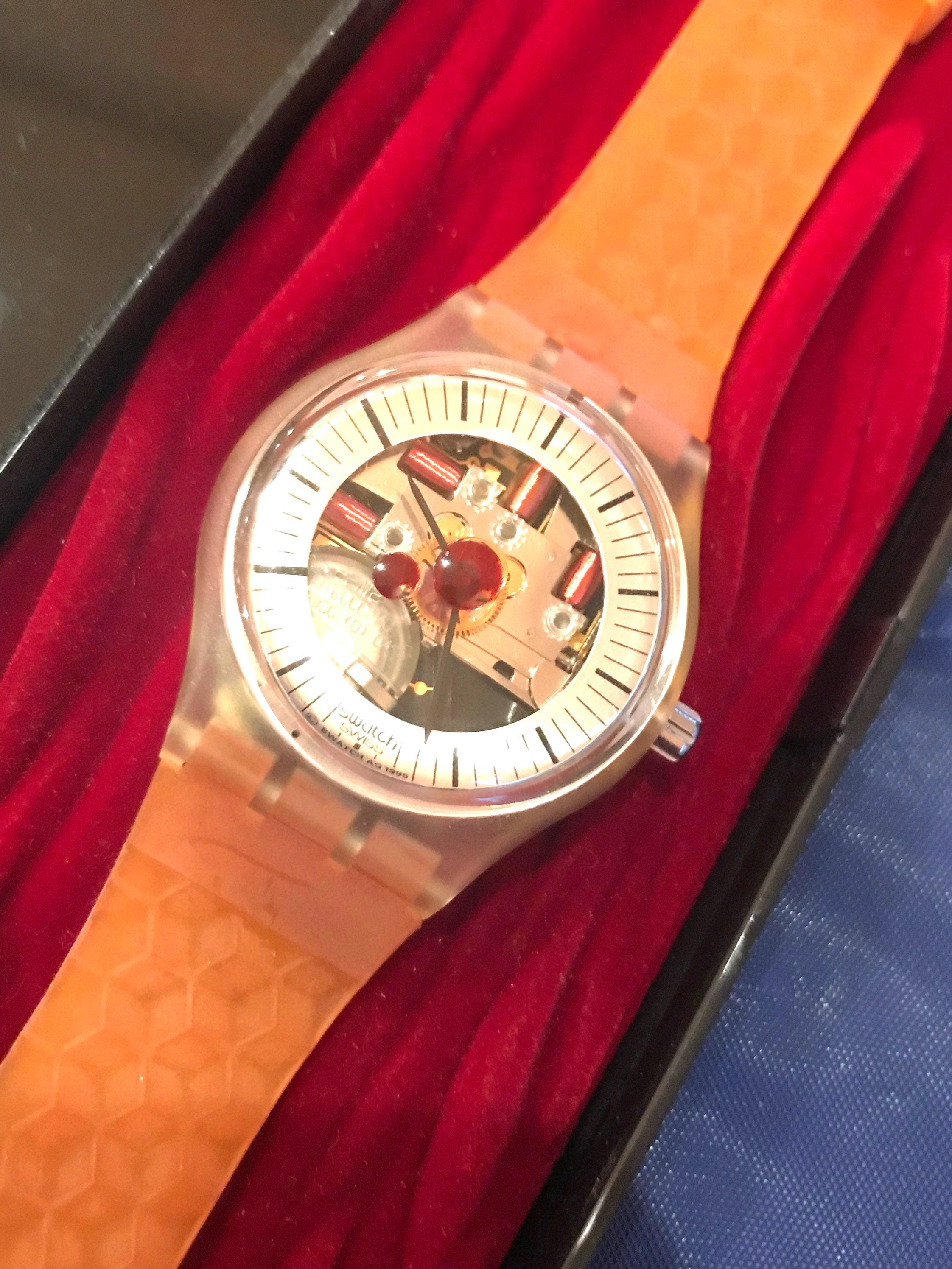 Swatch Watch Vintage Peter Gabriel “adam” Musical SLZ106 New Old