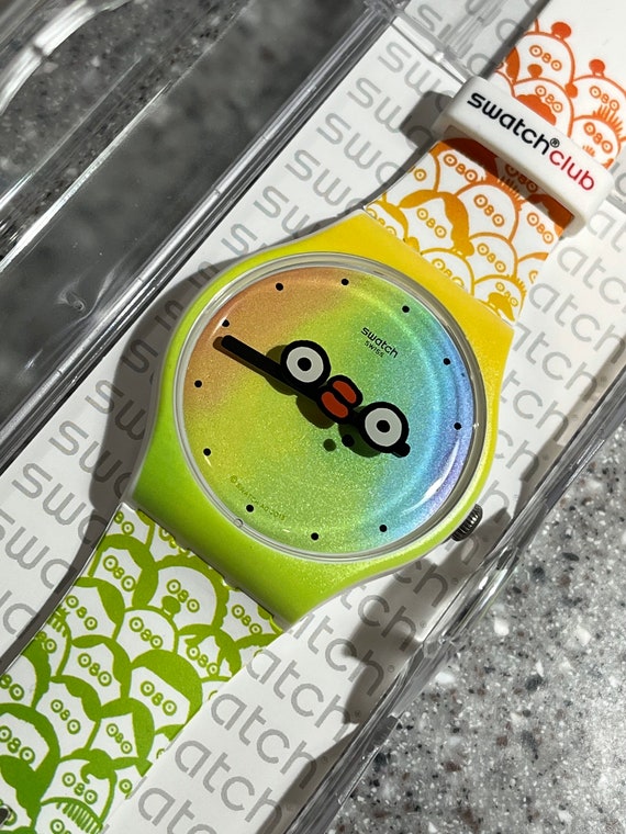 Swatch Watch What’s Yo Face Rare NWT in box with … - image 1