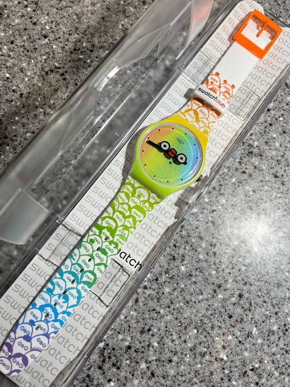 Swatch Watch What’s Yo Face Rare NWT in box with … - image 10