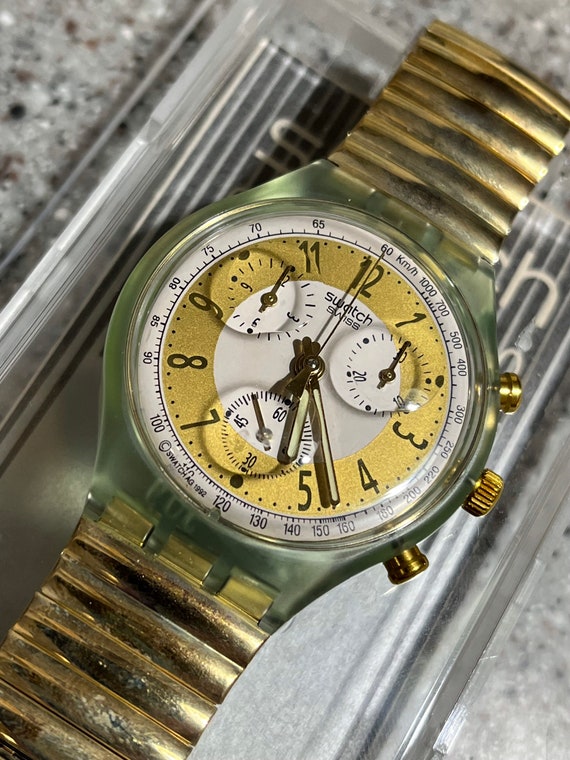 Vintage Swatch Watch 1993 Swatch watch Chrono - Ch