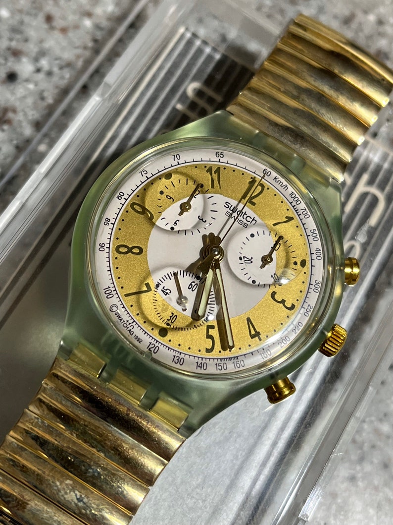 Vintage Swatch Watch 1993 Swatch Watch Chrono Chronograph | Etsy