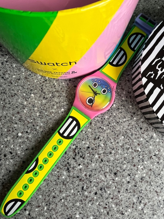 RARE numbered Swatch Watch Does the IT Tick by Joanne… Gem