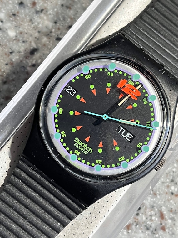 Wristwatch Swatch Watch Vintage Batticuore GB724 … - image 7