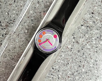Swatch Watch Vintage Never Worn New in Box Estate Piece