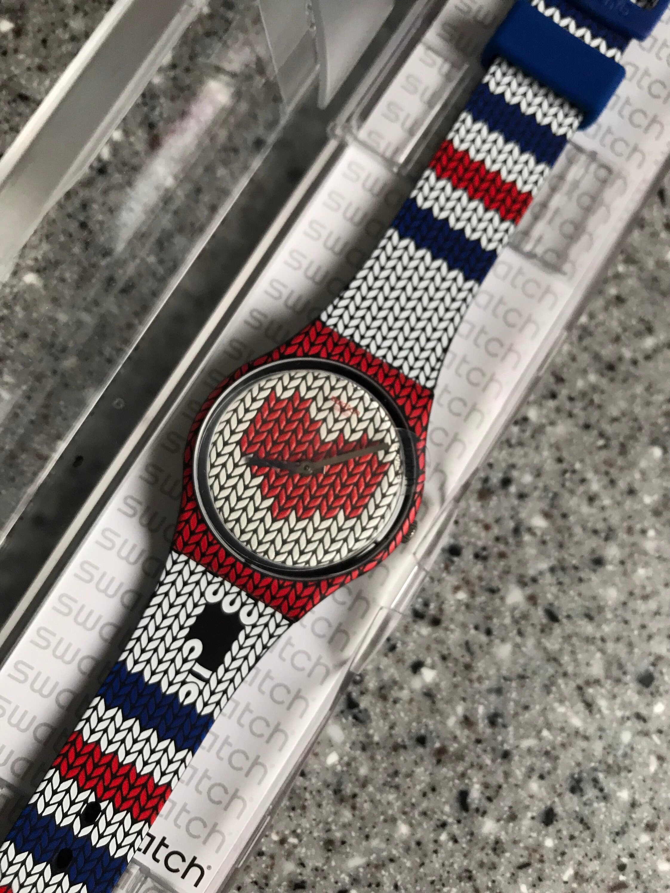 アナログ腕時計 SWATCH SWATCH Swatch LS116 Waswola Women's Rubber Swiss Swatch Originals Waswola Archi-mix Silicone Women