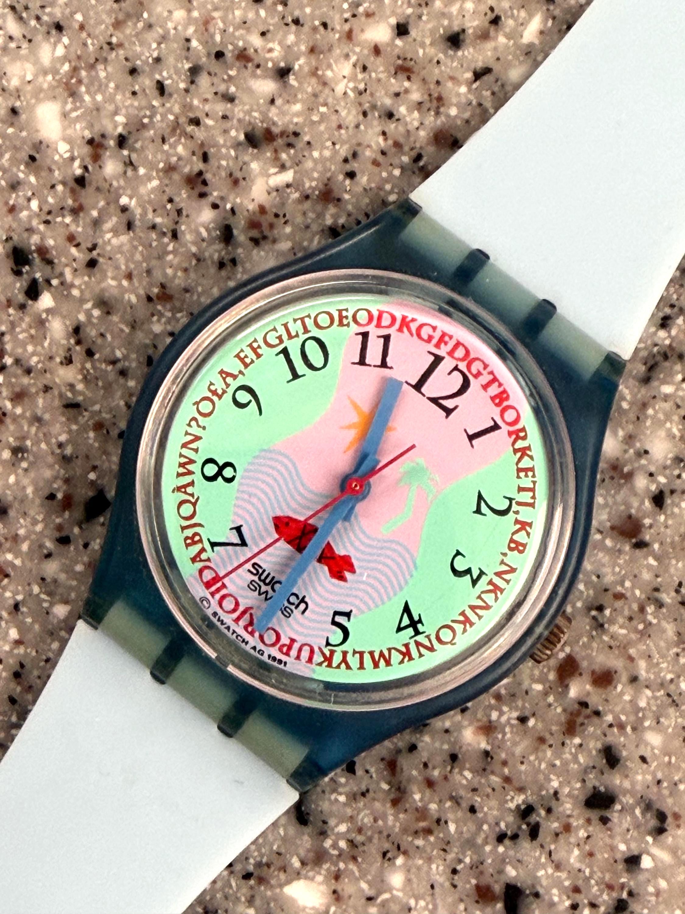 Swatch Fish Watch - Etsy