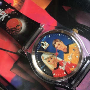 Star Trek Barbie and Ken 30th Anniversary 1996 novelty watch New In Package, never opened collectible timepiece Mattel and Paramount