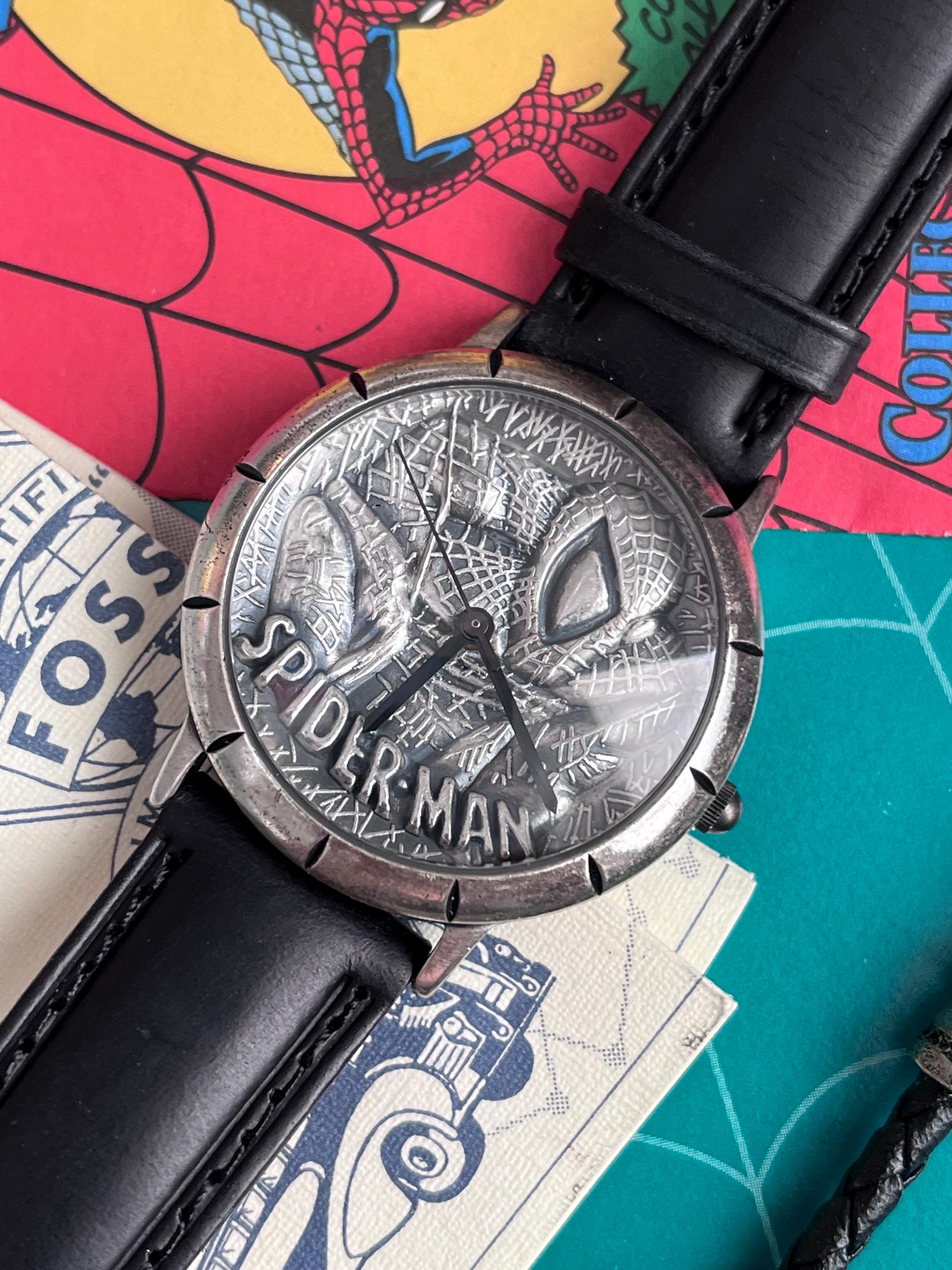 NEW Runs Fossil Watch RARE Spider-man Volume 3 Limited Edition of