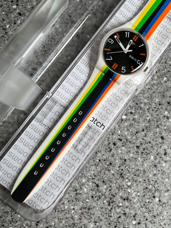 Buy Swatch Watch Pre Owned Excellent Condition 41mm Face Racing