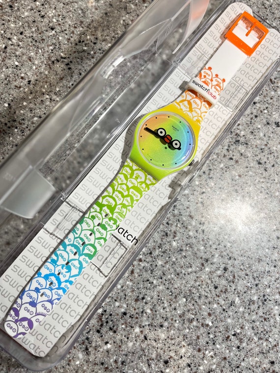 Swatch Watch What’s Yo Face Rare NWT in box with … - image 4