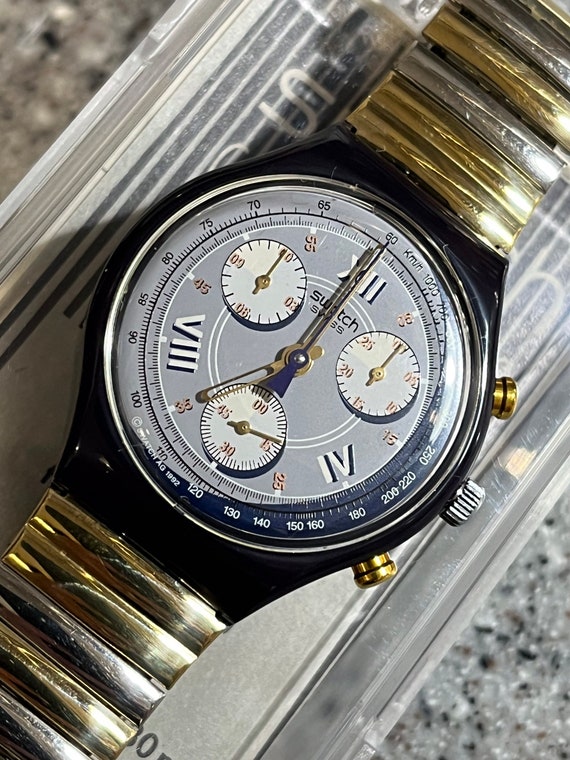 Vintage Swatch Watch called Alabama SCN105 37mm C… - image 8