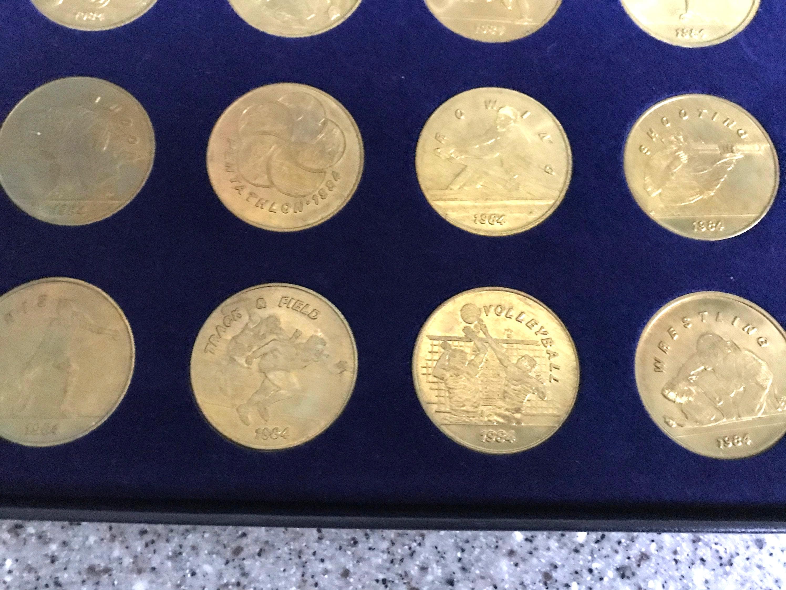 Vintage Limited US 1984 Olympic Commemorative Rapid Transit Tokens