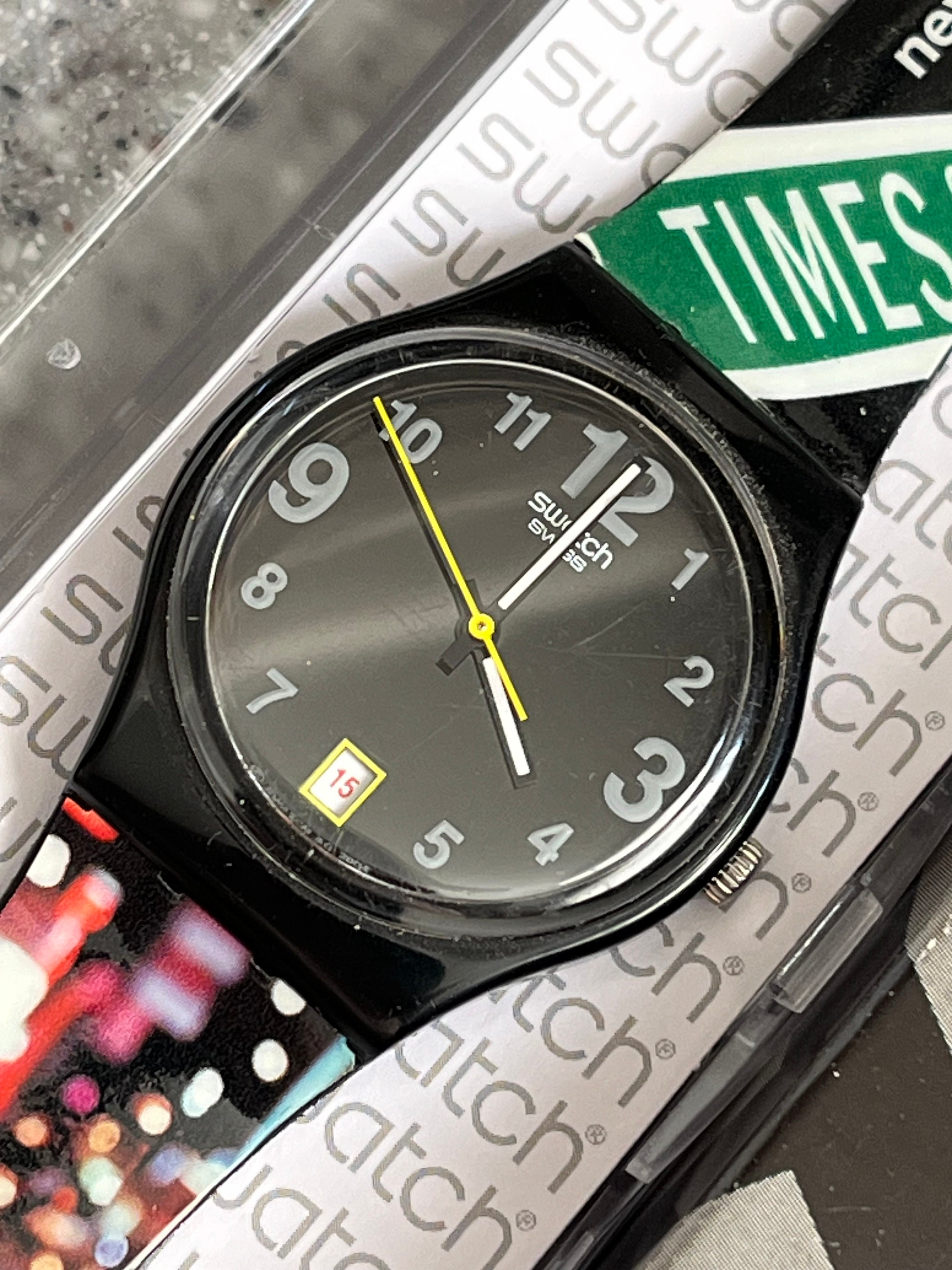 Swatch New York City Edition Black Watch Swatch Destination New York | Mercari main image 2