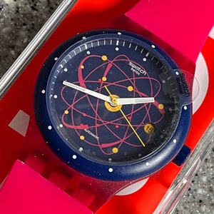 Unisex Swatch Sistem 51 Automatic Automatic Watch 42mm face 14mm thick SUTR401 discontinued model running brand new in box never worn swatch