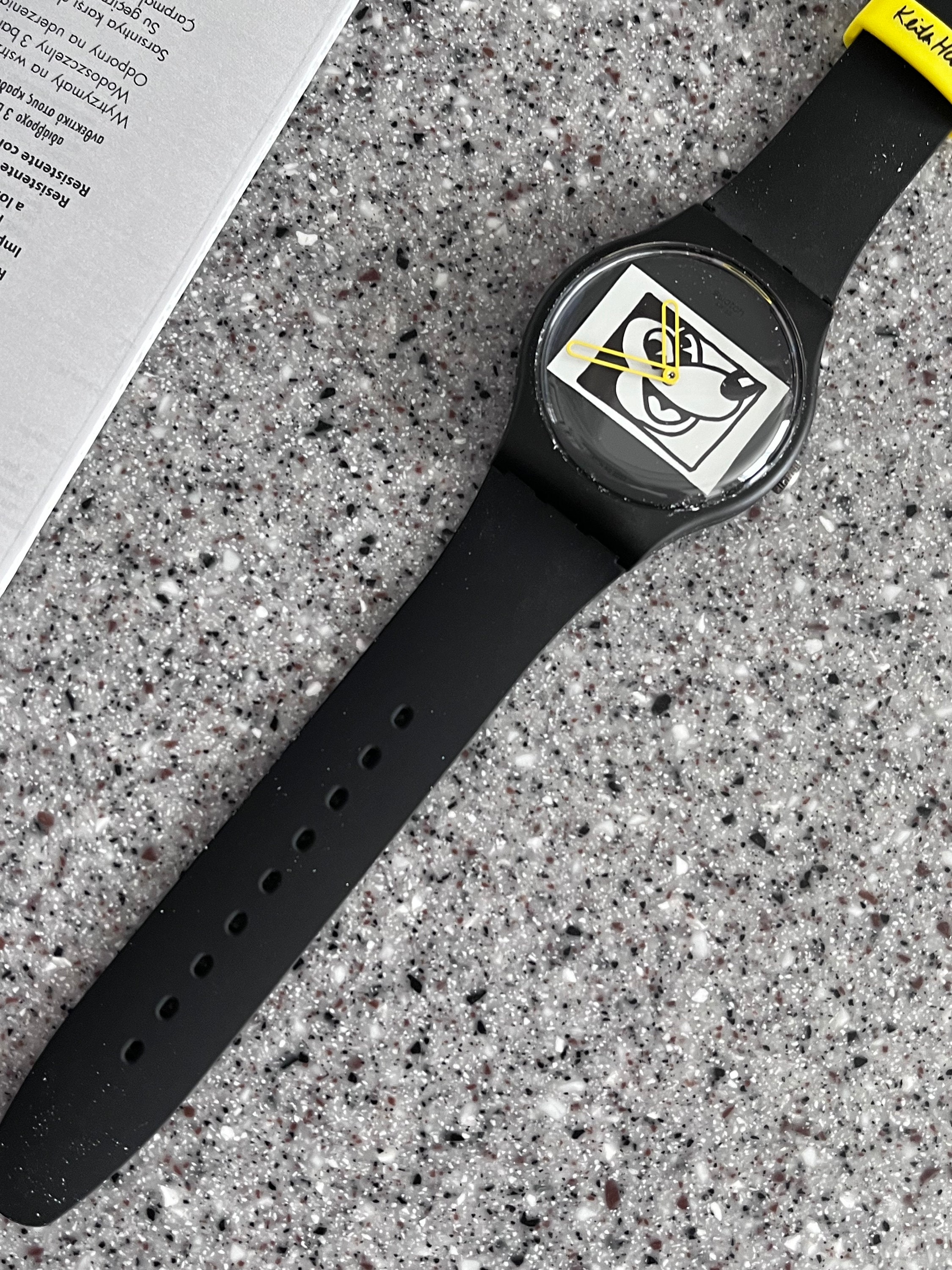 New Mickey Mouse Keith Haring Foundation Swatch Watch