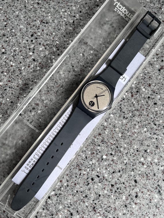 authentic swatch Vintage Swatch Watch 1987 RARE New Unused Condition, in Box  main image 3