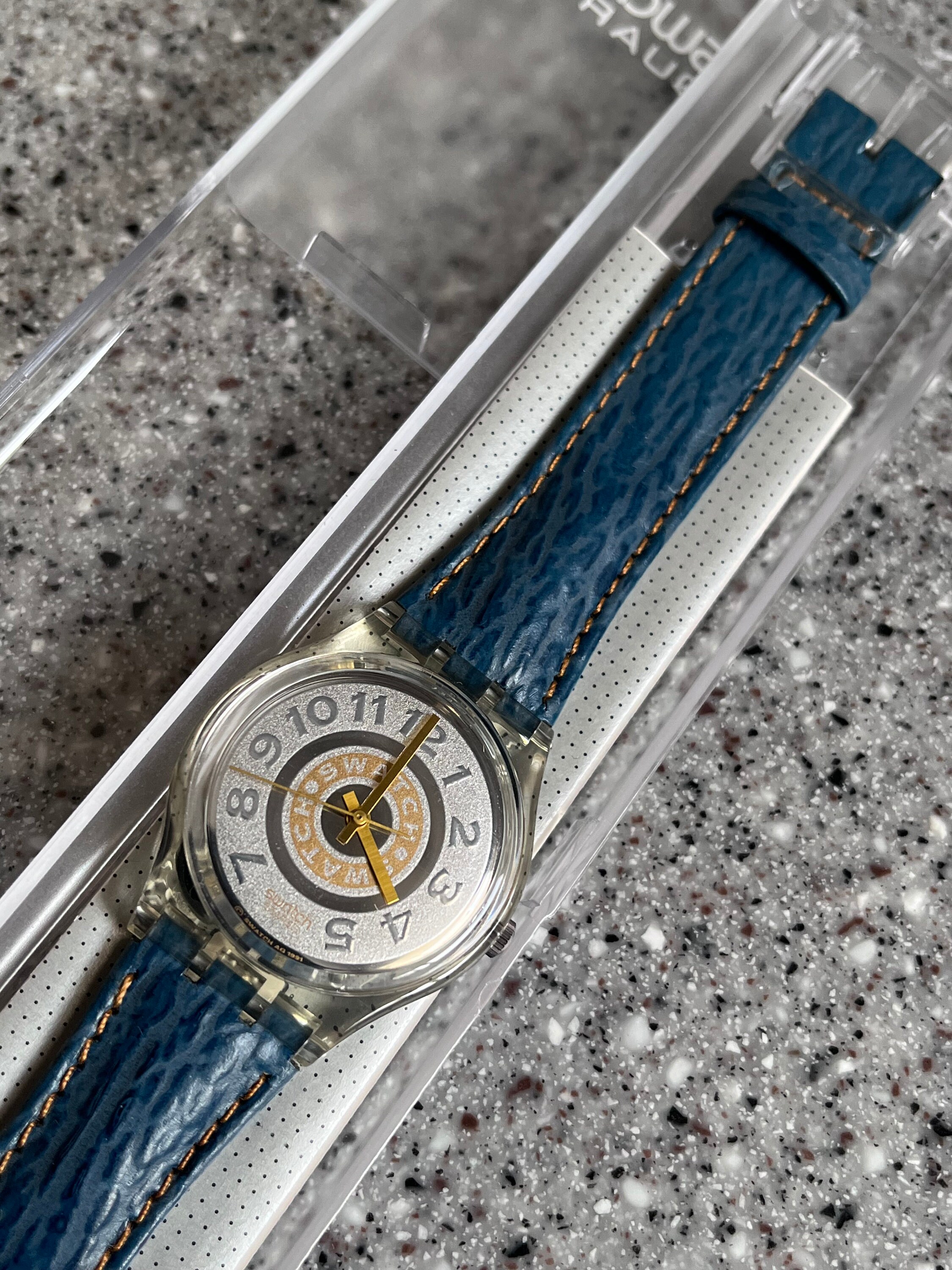 1992 ヴィンテージ スウォッチ 34 mm スタンダード DELAVE GK145 