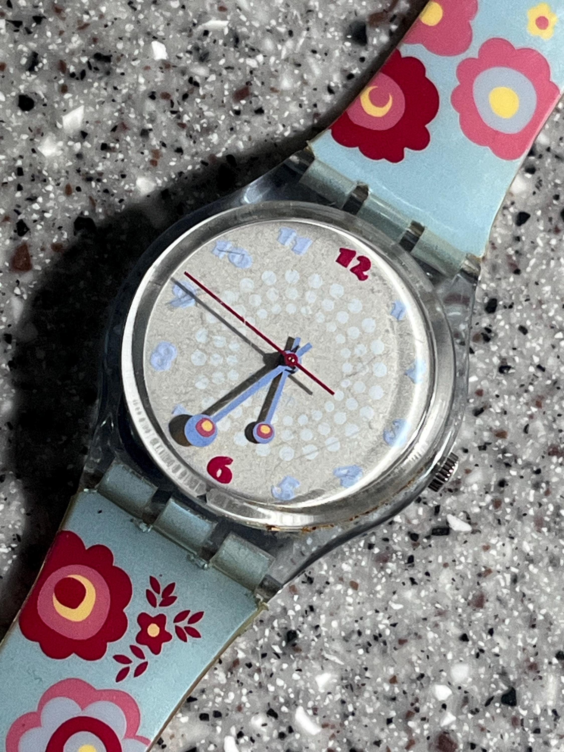 Swatch Flower Watch - Etsy