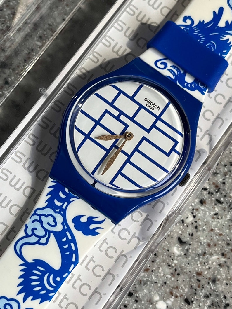 Swatch Watch Chinese Year of the Dragon Special Swatch Watch Etsy