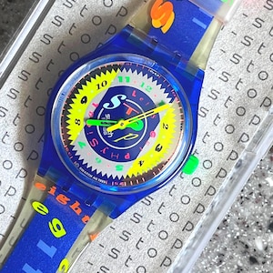 Swatch スウォッチ SCJ101 クロノグラフ 腕時計 箱付 稼動品 Swatch scj101 - Etsy 日本