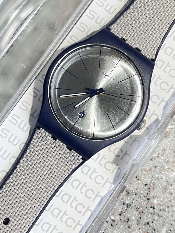 Swatch Watch 41mm face New Never Worn mirrored fa… - image 4