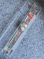 Swatch Vintage 34mm Watch Imagine LOVE GK290 Working Unworn  display picture 3