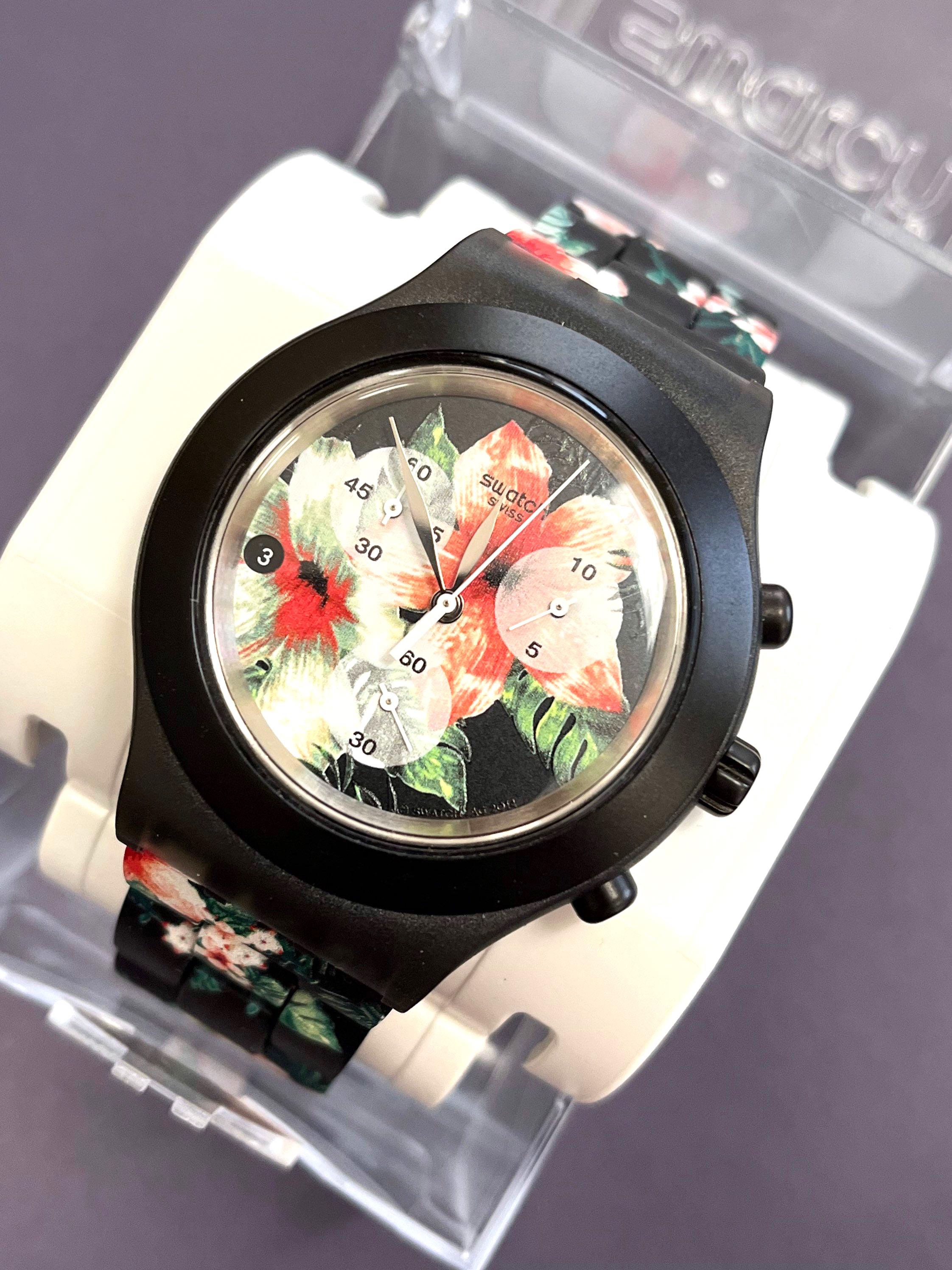 Vintage Flower Swatch Watches - Etsy