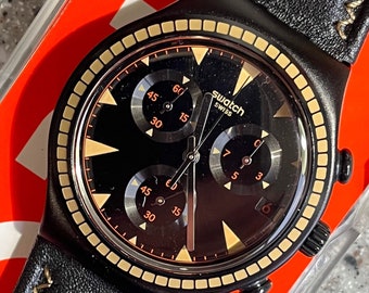 Swatch Watch CHRONOGRAPH Chrono Black Species YCB4024 New