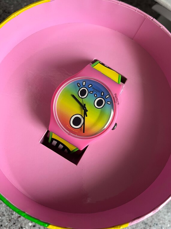 RARE numbered Swatch Watch Does the IT Tick by Joanne… Gem