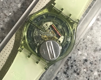 Swatch Watch Vintage New Old Stock New in Box Never Worn Mint
