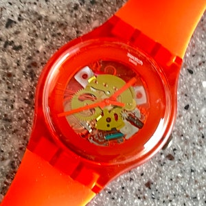 Orange store pusher swatch