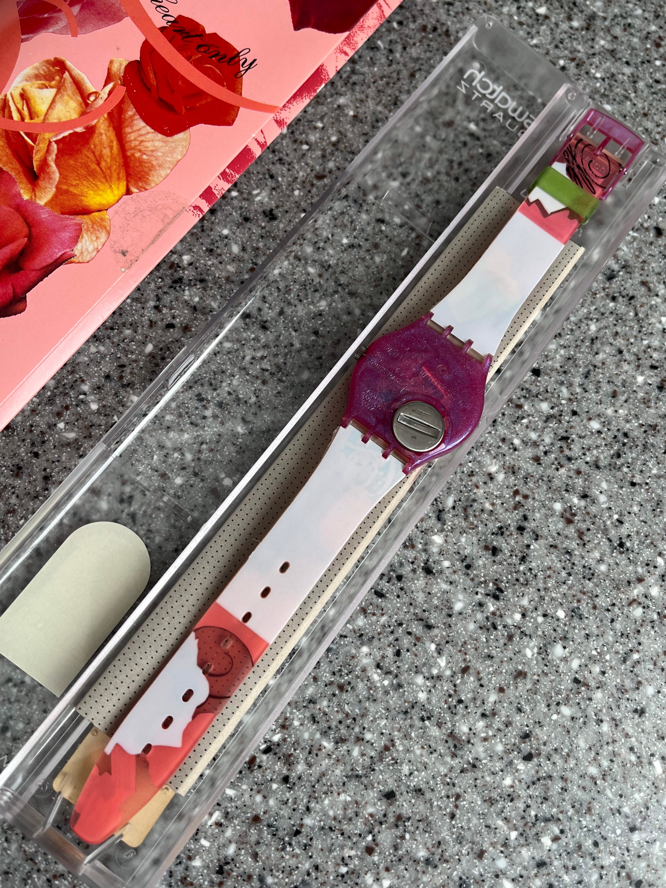 1995 Vintage Valentines Special Swatch Watch for Your Heart