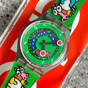 Swatch Watch - GG194 - CRAZY TRAIN Swatch Crazy Train GG194 – swatchandbeyond.com main image 2