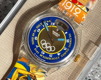 Swatch Watch Automatic 1994 Swatch SAZ103 Special Stockholm 1912