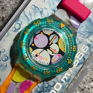 ヴィンテージ スウォッチ 新品 未使用 1992年初頭 SCUBA 200